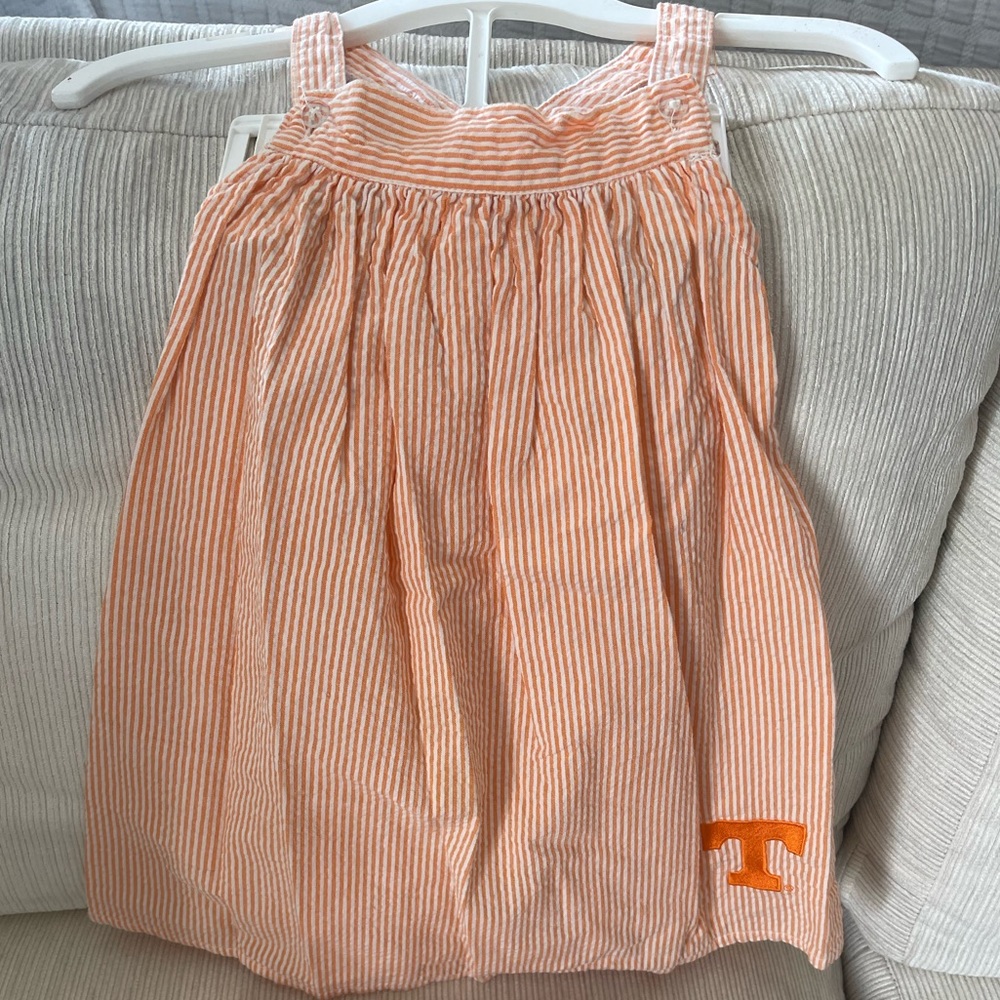 🍊 Vols Power T Seersucker Dress with Go Vols bloomers. 🍊